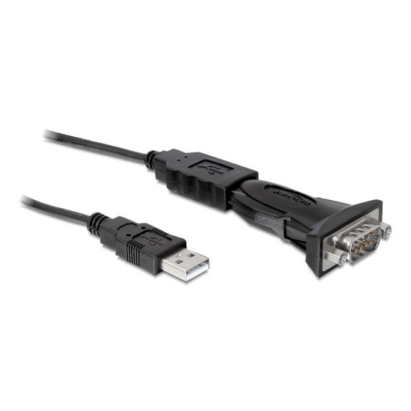 DELOCK Adapter από serial RS-232 σε USB 2.0 type A + 80cm USB καλώδιο