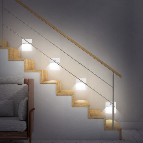 Φωτιστικό τοίχου LED YET6133, με αισθητήρα κίνησης PIR, 0.04W, λευκό Φωτιστικό τοίχου LED YET6133, με αισθητήρα κίνησης PIR, 0.04W, λευκό