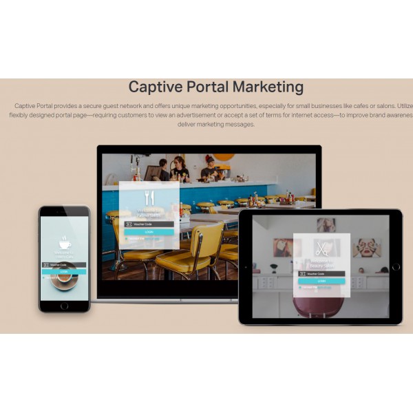 TP-LINK Wi-Fi access point TL-WA1201, Dual Band, Gigabit, PoE, λευκό
