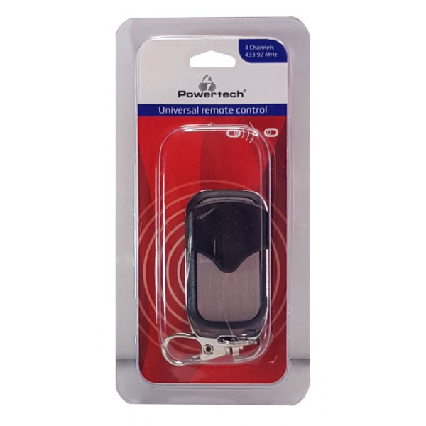 POWERTECH ασύρματο χειριστήριο YET026, 4 κανάλια, 433Mhz, face to face