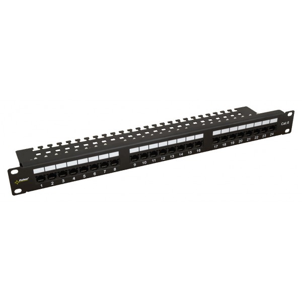 PULSAR patch panel για rack RP-U24V6, 24-port, UTP Cat 6, 1U PULSAR patch panel για rack RP-U24V6, 24-port, UTP Cat 6, 1U
