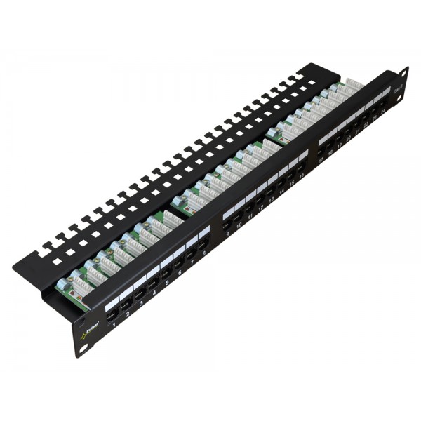 PULSAR patch panel για rack RP-U24V6, 24-port, UTP Cat 6, 1U PULSAR patch panel για rack RP-U24V6, 24-port, UTP Cat 6, 1U