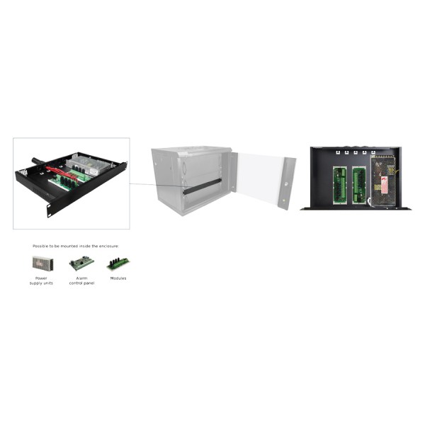 PULSAR σταθερό ράφι για rack ARAD1S, 1U, 395x270mm PULSAR σταθερό ράφι για rack ARAD1S, 1U, 395x270mm