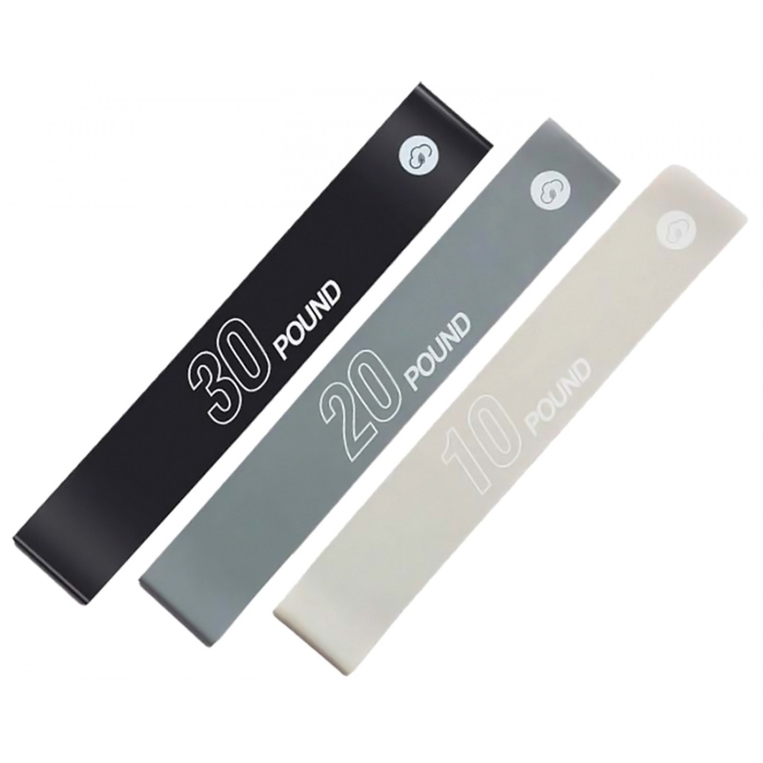 YUNMAI σετ λάστιχα εκγύμνασης YMRB-L600, 3 αντιστάσεων, μαύρο