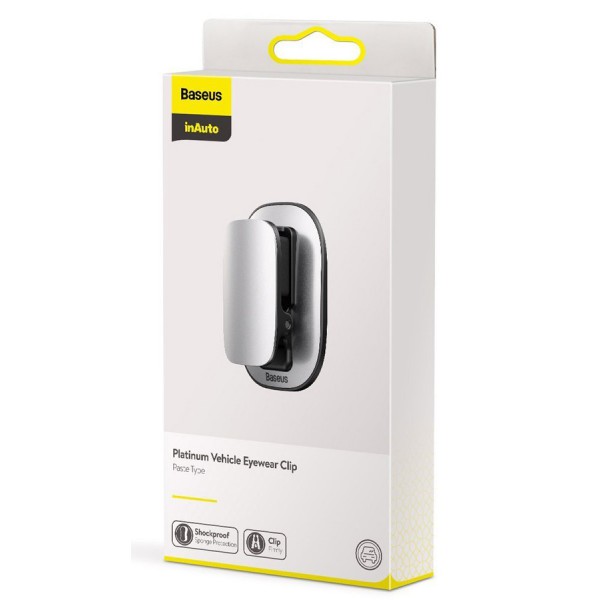 BASEUS γάντζος μικροαντικειμένων για αυτοκίνητο ACYJN-A0S, ασημί