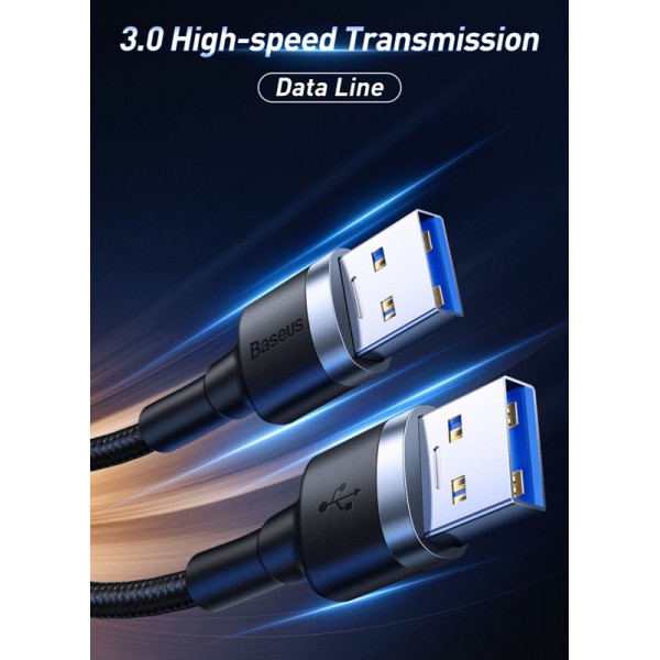 BASEUS καλώδιο USB 3.0 CADKLF-C0G, 5Gbps, 1m, μαύρο BASEUS καλώδιο USB 3.0 CADKLF-C0G, 5Gbps, 1m, μαύρο