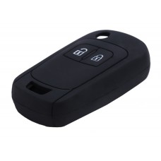 Θήκη κλειδιού για αυτοκίνητα Opel 1005-08, εύκαμπτη, μαύρη