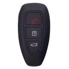 Θήκη κλειδιού για αυτοκίνητα Ford 1011-02, εύκαμπτη, μαύρη