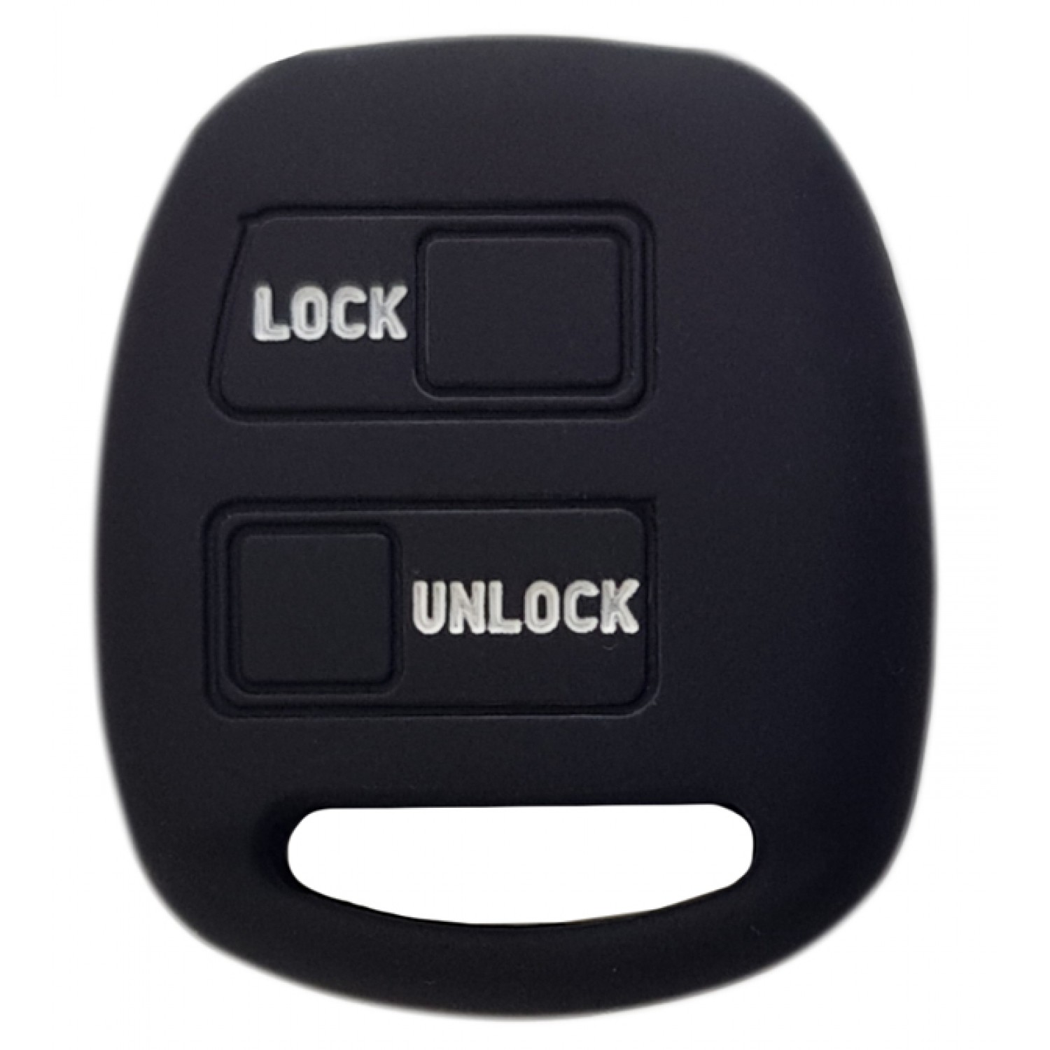 Θήκη κλειδιού για αυτοκίνητα Toyota 2006-06, εύκαμπτη, μαύρη