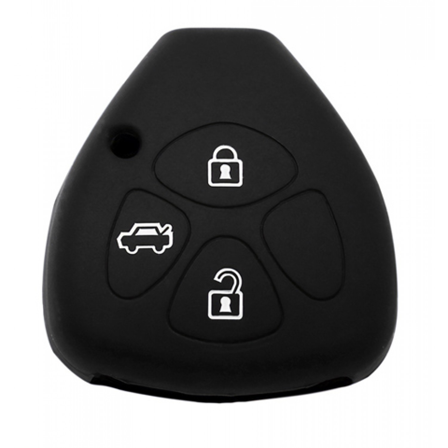 Θήκη κλειδιού για αυτοκίνητα Toyota 3006-01, εύκαμπτη, μαύρη