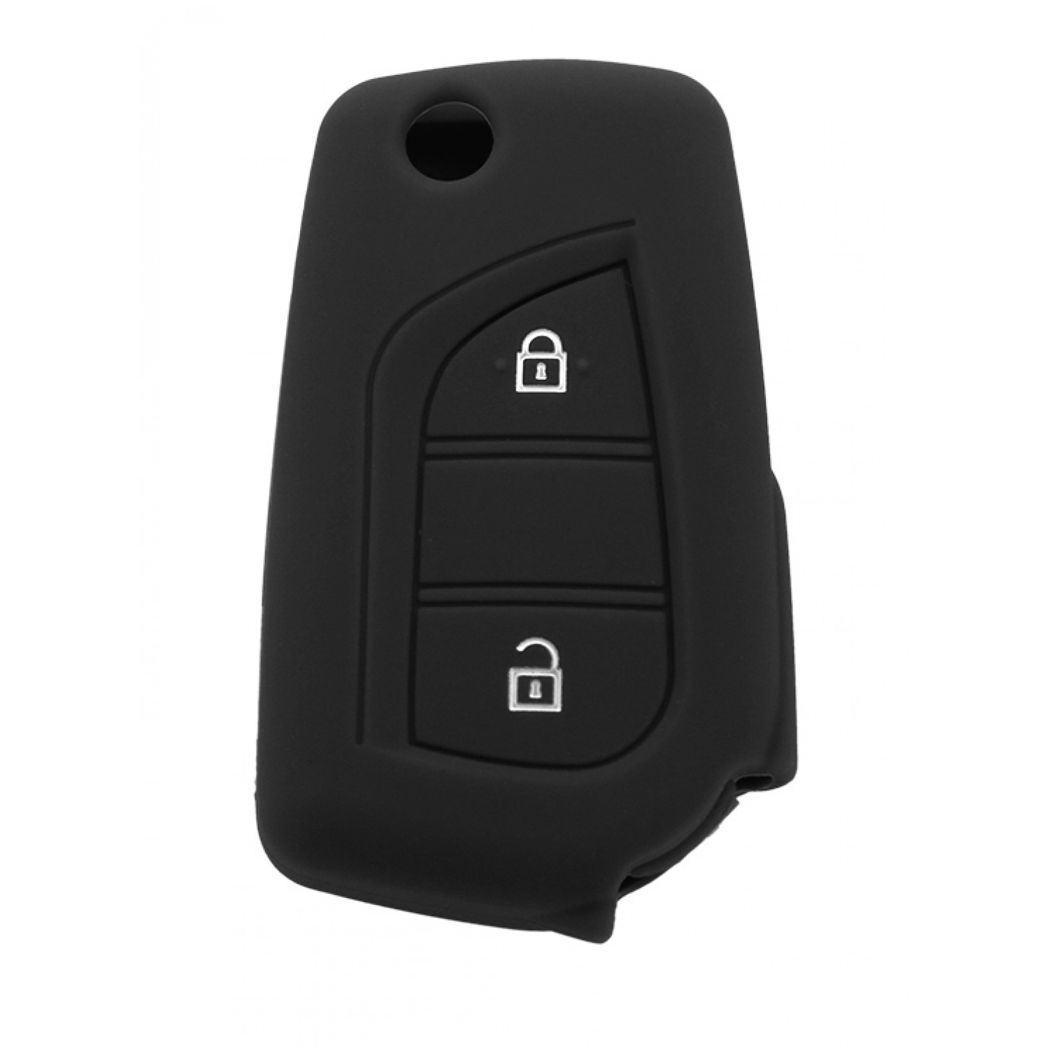 Θήκη κλειδιού για αυτοκίνητα Toyota 1015-02, εύκαμπτη, μαύρη Θήκη κλειδιού για αυτοκίνητα Toyota 1015-02, εύκαμπτη, μαύρη