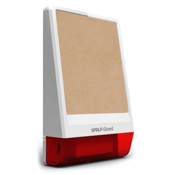 WOLF GUARD ασύρματη σειρήνα εξωτερικού χώρου JD-W08, ηχητική και οπτική WOLF GUARD ασύρματη σειρήνα εξωτερικού χώρου JD-W08, ηχητική και οπτική