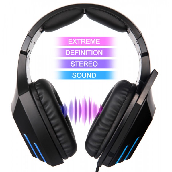 SADES gaming headset SA-819, 3.5mm, 50mm, μαύρο