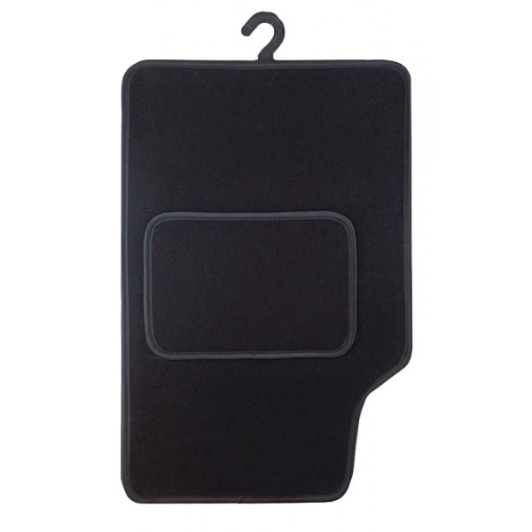 ΑΜΙΟ Σετ πατάκια αυτοκινήτου 02128, 70x46cm & 28x46cm, universal, μαύρο