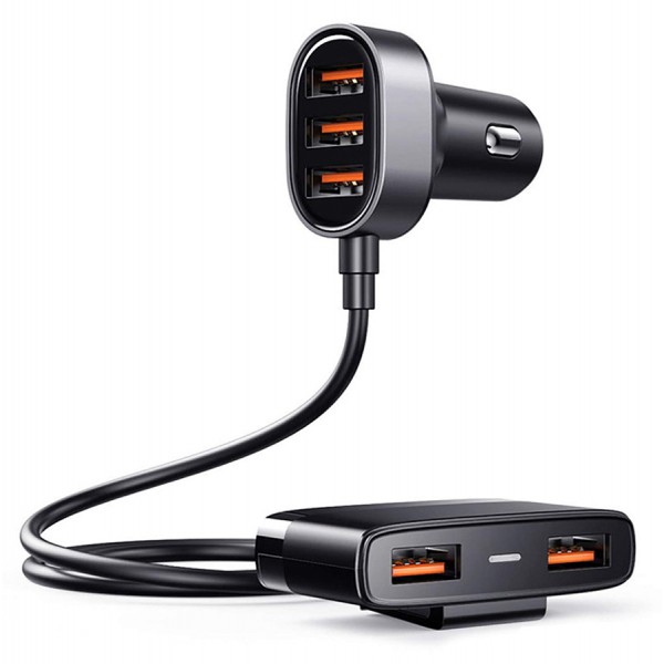 JOYROOM φορτιστής αυτοκινήτου JR-CL03, 5x USB, 6.2A, 1.5m, μαύρος JOYROOM φορτιστής αυτοκινήτου JR-CL03, 5x USB, 6.2A, 1.5m, μαύρος