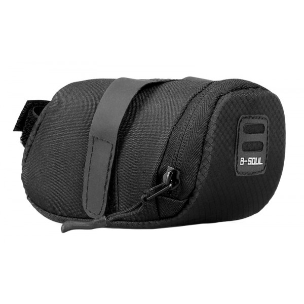 B-SOUL τσαντάκι σέλας ποδηλάτου BIKE-0004, μαύρο