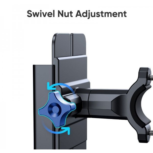 JOYROOM βάση ποδηλάτου για smartphone JR-ZS252, μεταλλική, μαύρη JOYROOM βάση ποδηλάτου για smartphone JR-ZS252, μεταλλική, μαύρη