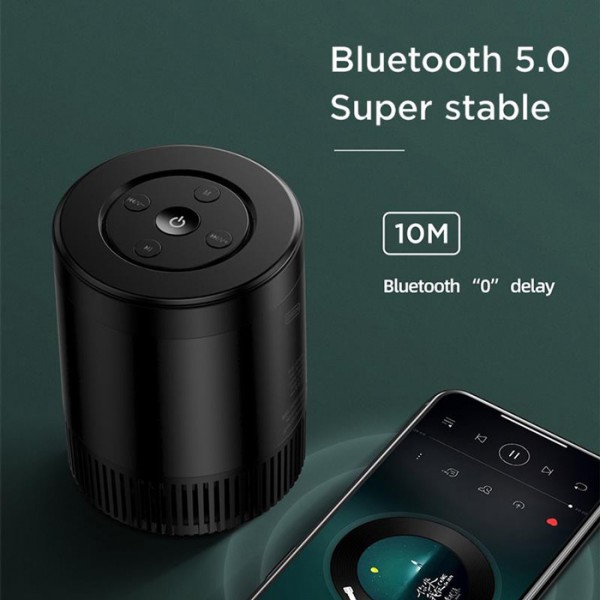 JOYROOM φορητό ηχείο JR-M09, TWS bluetooth/micro SD, 5W, 1200mAh, μαύρο JOYROOM φορητό ηχείο JR-M09, TWS bluetooth/micro SD, 5W, 1200mAh, μαύρο
