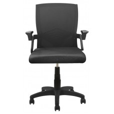 POWERTECH Καρέκλα γραφείου PT-963, ρυθμιζόμενη, με υποβραχίονια, μαύρη
