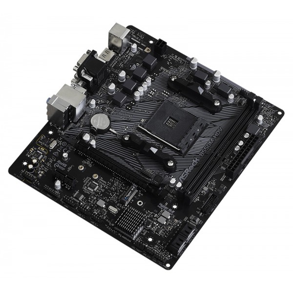 ASROCK μητρική B550M-HDV, 2x DDR4, AM4, USB 3.2, mATX