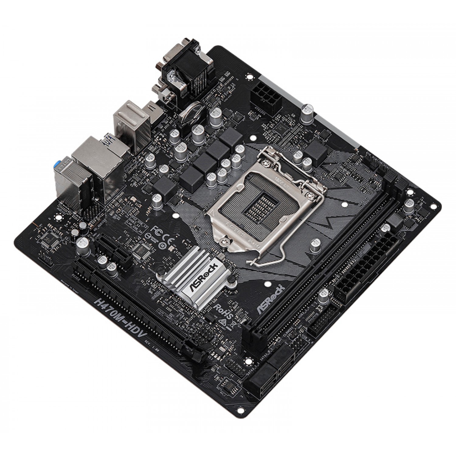 ASROCK μητρική H470M-HDV, 2x DDR4, s1200, USB 3.2, mATX ASROCK μητρική H470M-HDV, 2x DDR4, s1200, USB 3.2, mATX