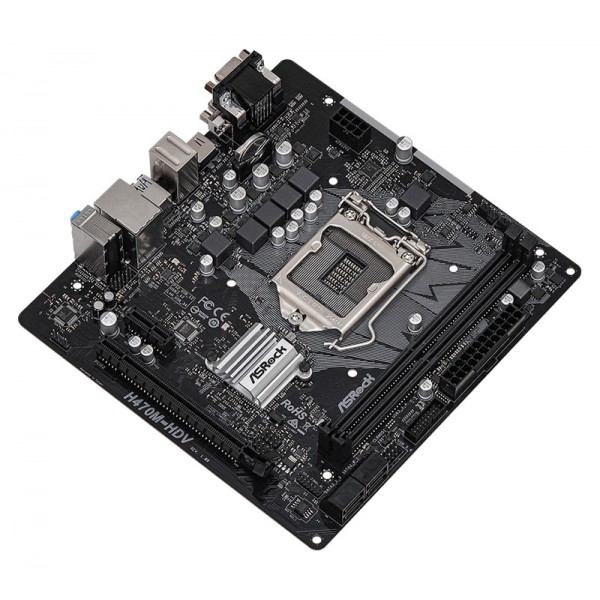 ASROCK μητρική H470M-HDV, 2x DDR4, s1200, USB 3.2, mATX ASROCK μητρική H470M-HDV, 2x DDR4, s1200, USB 3.2, mATX