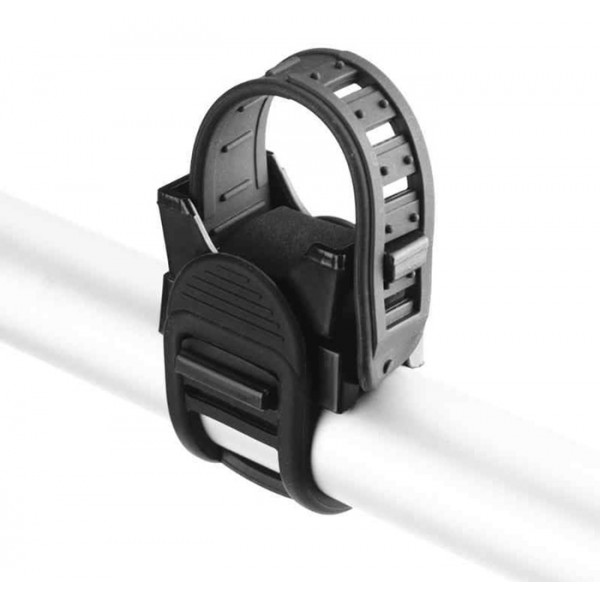 POWERTECH βάση για φωτισμό ποδηλάτου BIKE-0021, περιστρεφόμενη, μαύρη