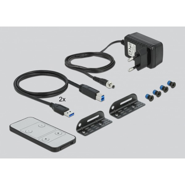 DELOCK HDMI KVM Switch 11481, 2 ports, USB 3.0, Audio, 4K/60Hz, μαύρο DELOCK HDMI KVM Switch 11481, 2 ports, USB 3.0, Audio, 4K/60Hz, μαύρο