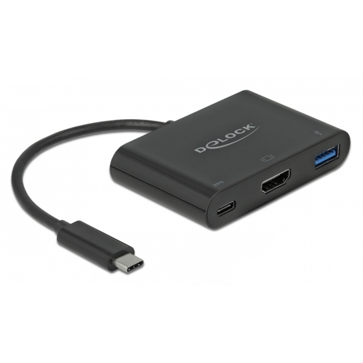 DELOCK docking station 64091, 3 θυρών, USB-C σύνδεση, 60W PD, 4K, μαύρο DELOCK docking station 64091, 3 θυρών, USB-C σύνδεση, 60W PD, 4K, μαύρο