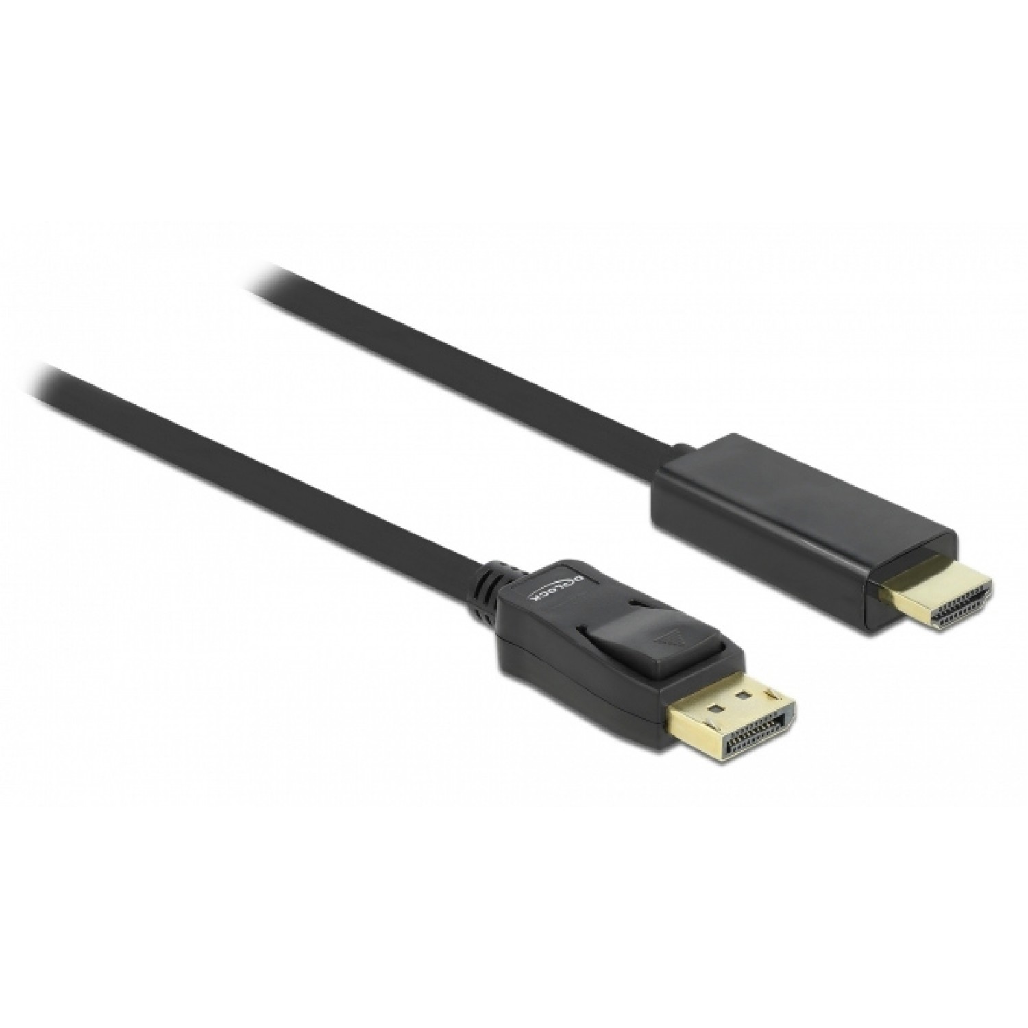 DELOCK καλώδιο DisplayPort σε HDMI 82587, passive, 1080p, 2m, μαύρο DELOCK καλώδιο DisplayPort σε HDMI 82587, passive, 1080p, 2m, μαύρο