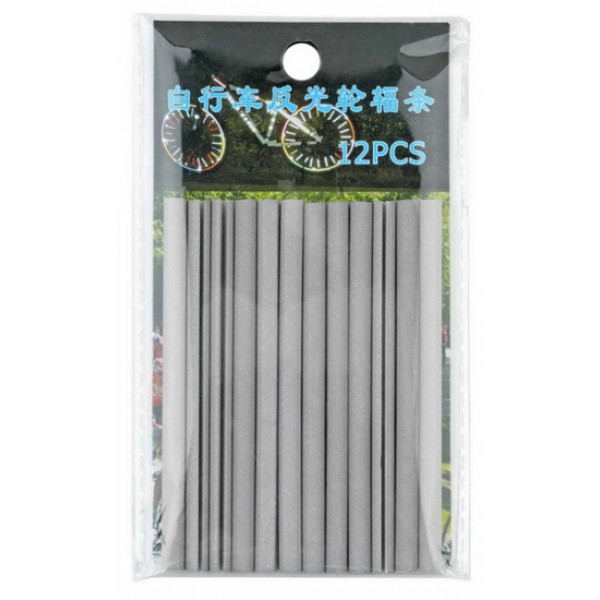 Ανακλαστικό για ακτίνες ποδηλάτου BIKE-0033, λευκό, 12τμχ Ανακλαστικό για ακτίνες ποδηλάτου BIKE-0033, λευκό, 12τμχ