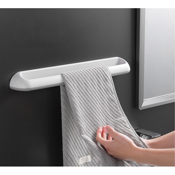 OENEN κρεμάστρα μπάνιου-κουζίνας CLN-0036, 46x6x5cm, λευκή OENEN κρεμάστρα μπάνιου-κουζίνας CLN-0036, 46x6x5cm, λευκή