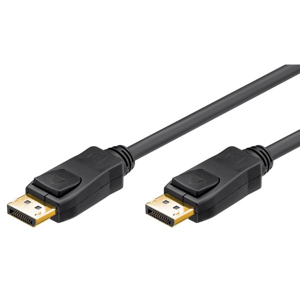 GOOBAY καλώδιο DisplayPort 1.2 49959, 4K/60Hz, 10.8Gbit/s, 2m, μαύρο