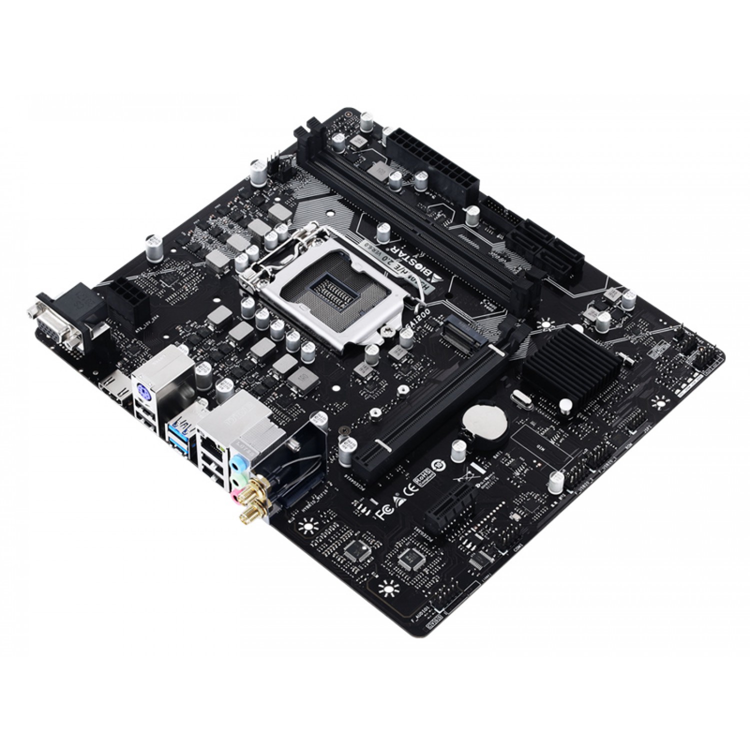 BIOSTAR μητρική H510MHE, 2x DDR4, s1200, USB 3.2, mATX