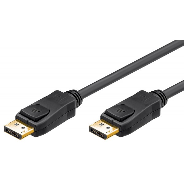 GOOBAY καλώδιο DisplayPort 1.2 49958, 4K/60Hz, 10.8Gbit/s, 1m, μαύρο