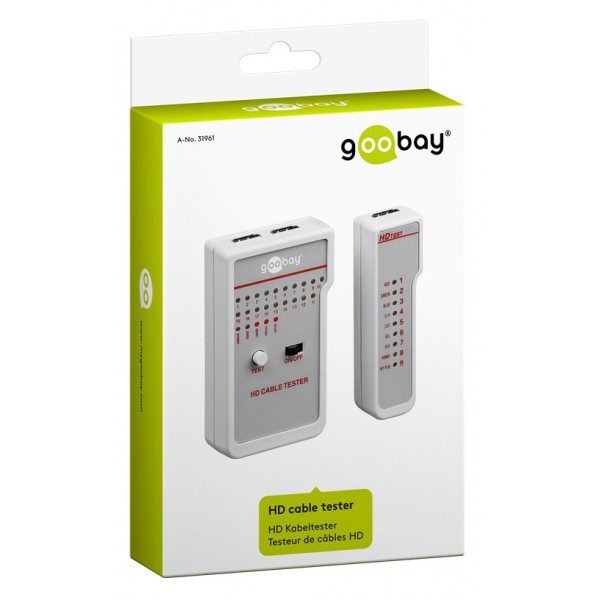 GOOBAY tester καλωδίων HDΜΙ 31961, με θήκη GOOBAY tester καλωδίων HDΜΙ 31961, με θήκη