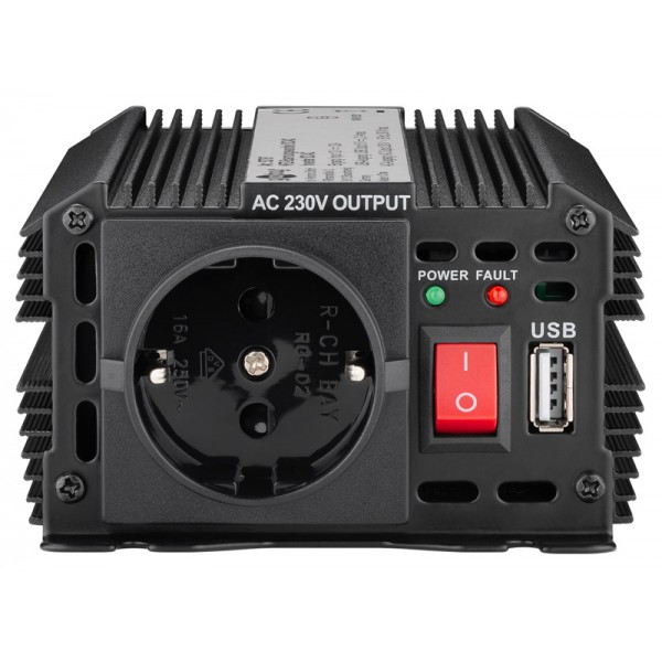 GOOBAY inverter αυτοκινήτου 52767, 12V σε 230V, 300W GOOBAY inverter αυτοκινήτου 52767, 12V σε 230V, 300W