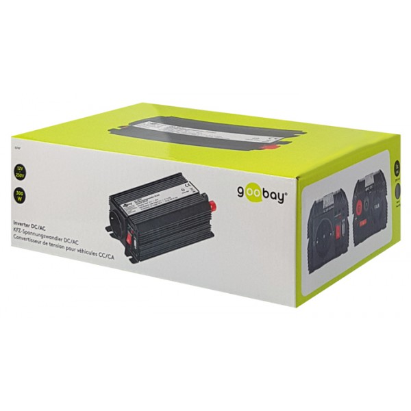 GOOBAY inverter αυτοκινήτου 52767, 12V σε 230V, 300W GOOBAY inverter αυτοκινήτου 52767, 12V σε 230V, 300W