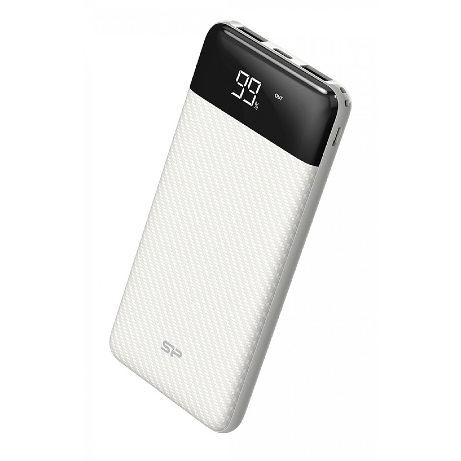 SILICON POWER Power bank GP28, 10000mAh, 2x output, 2.1A, λευκό