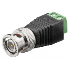 GOOBAY βύσμα BNC αρσενικό σε terminal block 2pin 76738, 10τμχ