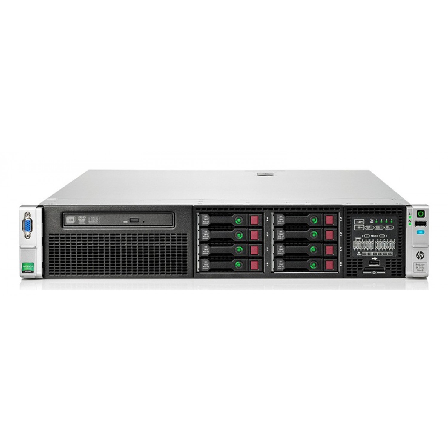 HP Server DL380p Gen8, 2x E5-2670 V2, 32GB, 2x 460W, 8x SFF, REF SQ HP Server DL380p Gen8, 2x E5-2670 V2, 32GB, 2x 460W, 8x SFF, REF SQ