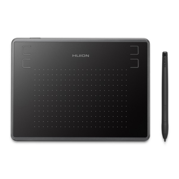 HUION pen tablet H430P, 4.8 x 3", battery-free pen, 4 πλήκτρα, μαύρο