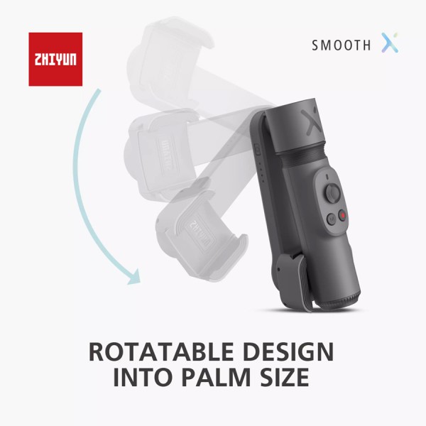 ZHIYUN gimbal κινητών τηλεφώνων SMOOTH-X, 2-axis, γκρι ZHIYUN gimbal κινητών τηλεφώνων SMOOTH-X, 2-axis, γκρι