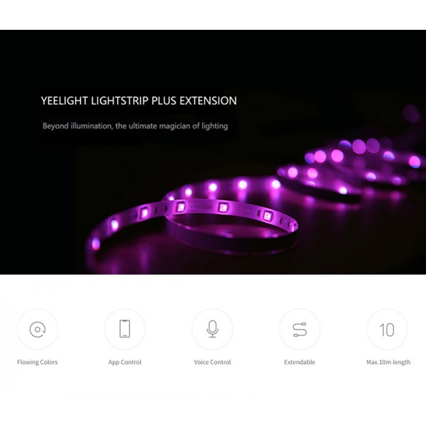YEELIGHT προέκταση smart LED καλωδιοταινίας YLOT01YL, 1m YEELIGHT προέκταση smart LED καλωδιοταινίας YLOT01YL, 1m