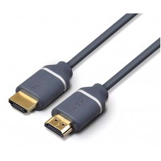 PHILIPS καλώδιο HDMI 2.0 SWV5650G, 4K 3D, copper, γκρι, 5m