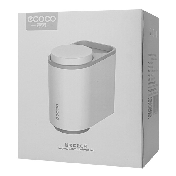 ECOCO βάση για οδοντόβουρτσες με ποτήρια E1905, λευκή ECOCO βάση για οδοντόβουρτσες με ποτήρια E1905, λευκή