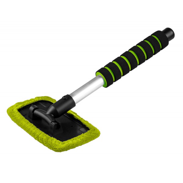 TOM PAR βούρτσα αυτοκινήτου TP098529, 30cm, μαύρη-πράσινη TOM PAR βούρτσα αυτοκινήτου TP098529, 30cm, μαύρη-πράσινη