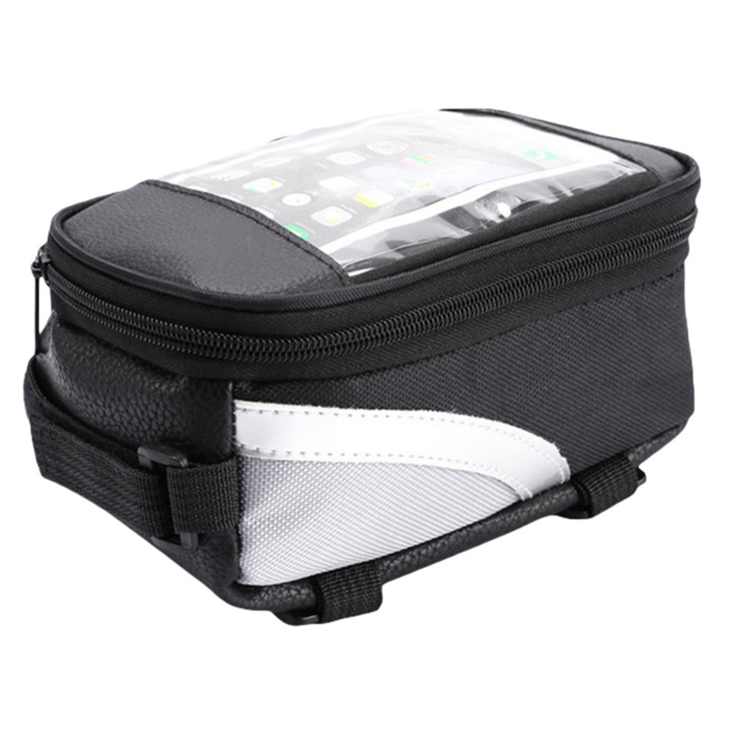 Τσαντάκι ποδηλάτου BIKE-0007, με θήκη κινητού 6.2", μαύρο Τσαντάκι ποδηλάτου BIKE-0007, με θήκη κινητού 6.2", μαύρο