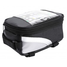 Τσαντάκι ποδηλάτου BIKE-0007, με θήκη κινητού 6.2", μαύρο