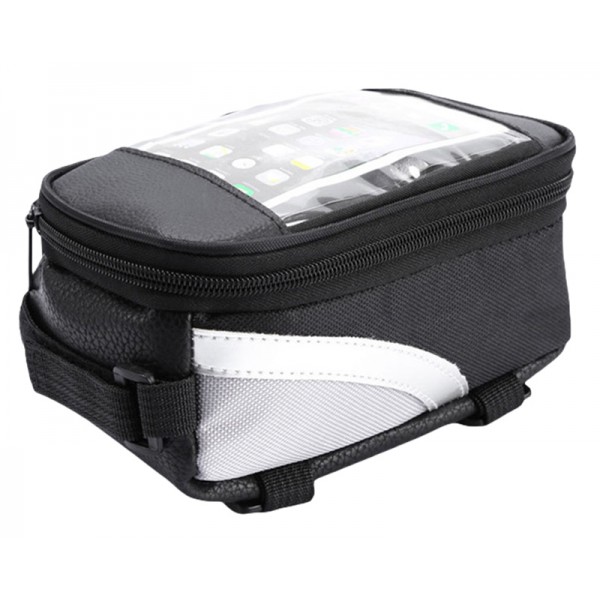 Τσαντάκι ποδηλάτου BIKE-0007, με θήκη κινητού 6.2", μαύρο Τσαντάκι ποδηλάτου BIKE-0007, με θήκη κινητού 6.2", μαύρο